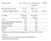 Magnesiumcitrat 600mg Kapseln Hofsteig